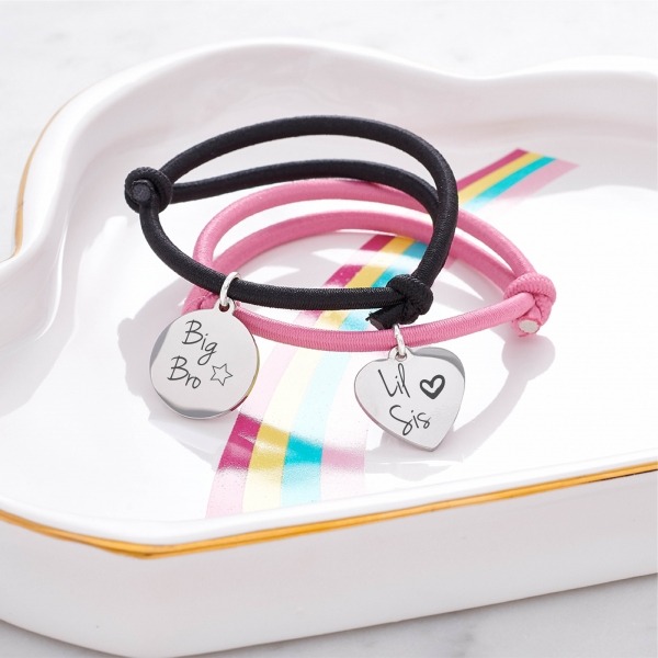 Bis sister personalised bracelets - Inscripture - Children's Jewellery