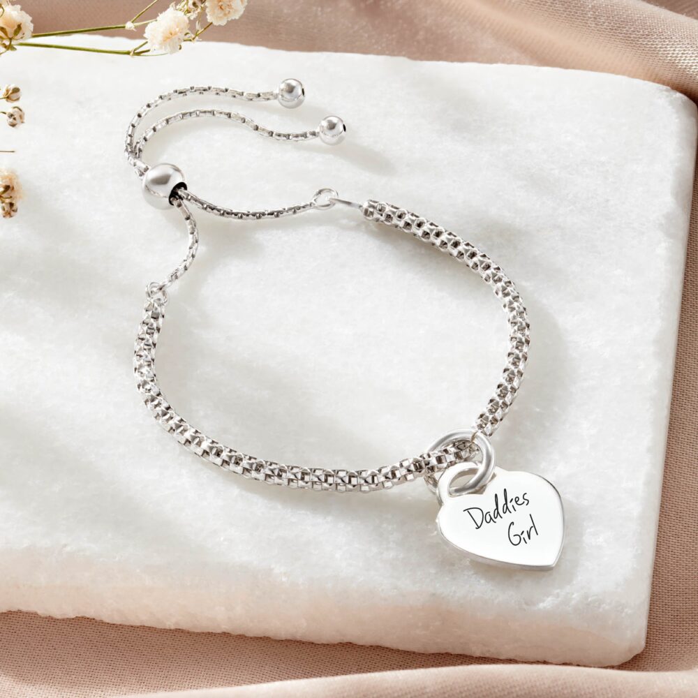 Silver clearance popcorn bracelet