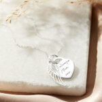 Angel Wing Heart Necklace