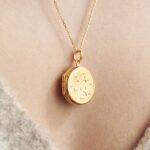 Gold Star Locket