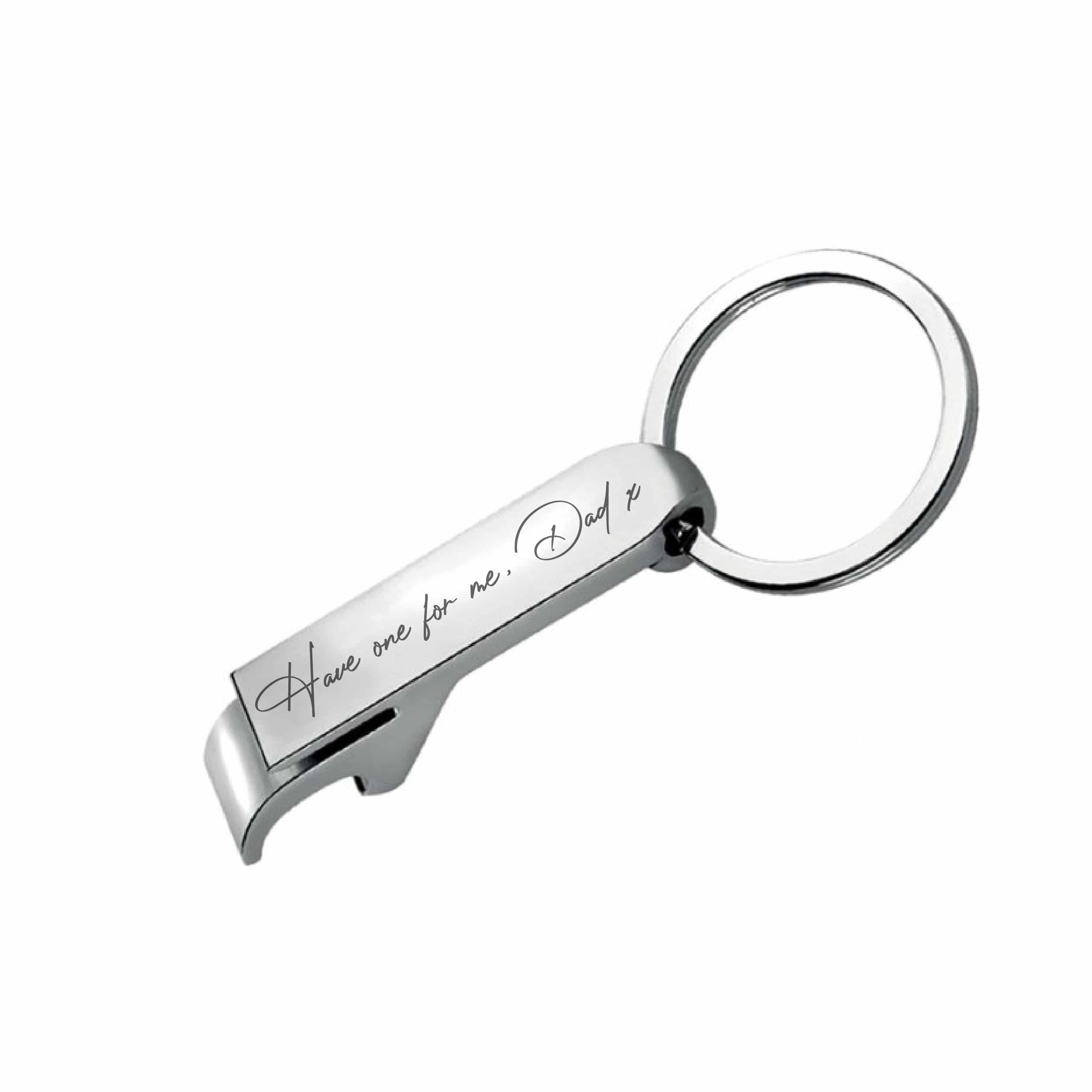 Actual Handwriting Keyring