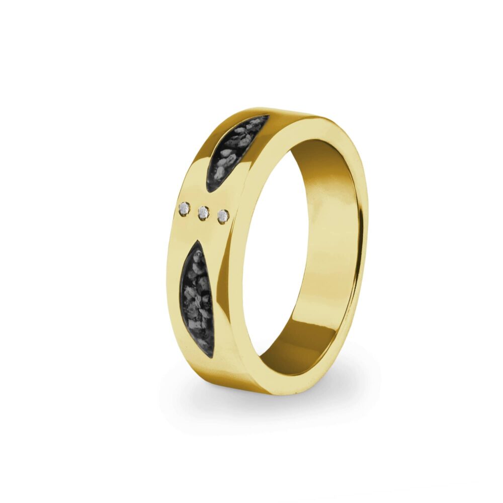 Gold deals ashes ring