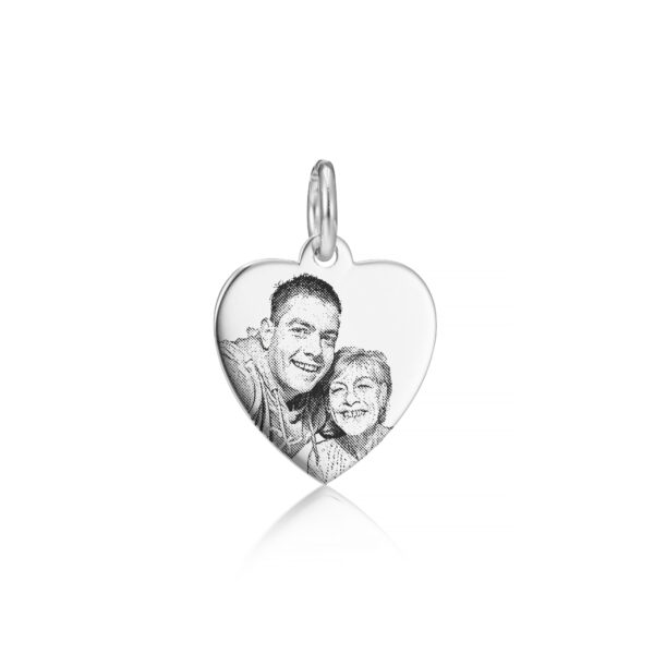 16mm Heart Photo Charm