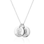 Duo Disc Photo Necklace