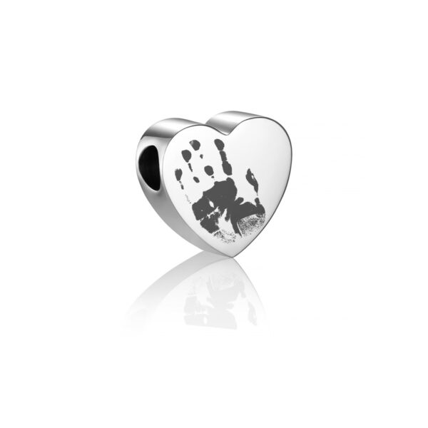 Silver Pandora Handprint Charm