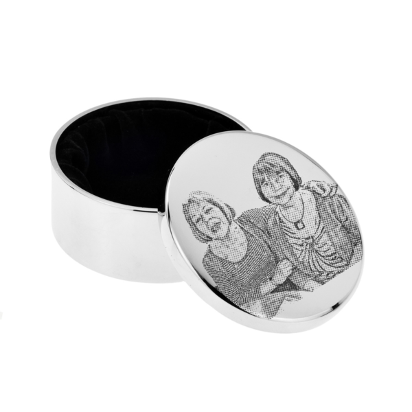 Round Trinket Box - Memorial Gift photo